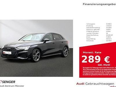 Gebraucht Audi S3 Ambiente 310 PS (228 kW) 2023 Mythosschwarz metallic Limousine