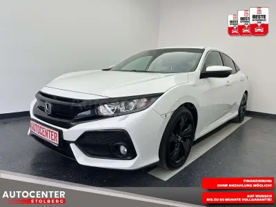 Używany Honda Civic Elegance 129 KM (94 kW) 2017 Biały Sedan/Limuzyna
