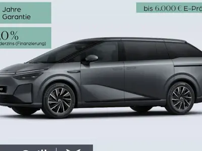 Neu XPENG X9 AWD Performance 369 kW (503 PS) 2026 Grau matte gray Van / Kleinbus