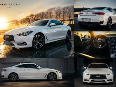 Gebraucht Infiniti Q60 211 PS (155 kW) 2019 Weiß Coupé