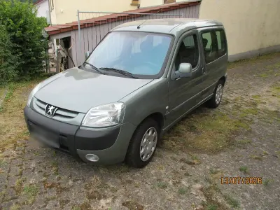 Gebraucht Peugeot Partner 90 PS (66 kW) 2004 Grün Van / Kleinbus