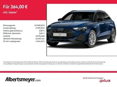 Usata Audi A3 S-Line 110 CV (80 kW) 2025 Blu Berlina