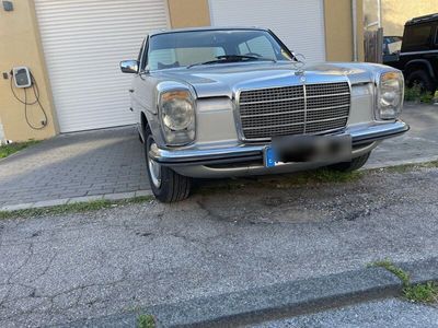 gebraucht Mercedes W114 /8 280 CE seltenBj 74 Silber rot