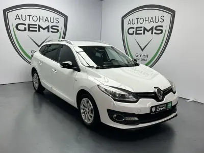 Gebraucht Renault Mégane III LIMITED 110 PS (80 kW) 2015 Weiß Limousine