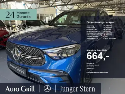 Gebraucht Mercedes GLC400d Premium 252 PS (185 kW) 2022 Spektralblau metallic SUV
