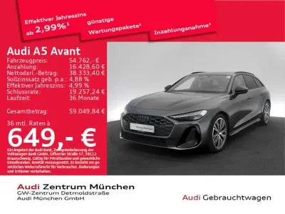 Brugt Audi A5 Ambiente 204 HK (150 kW) 2024 Grå Stationcar