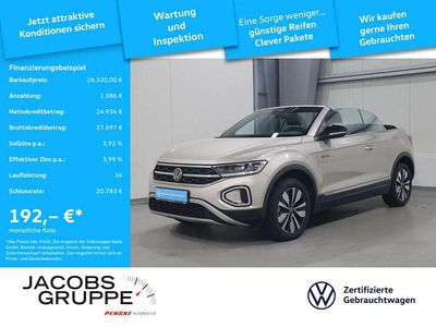 Silber Gebraucht 2025 VW T-Roc Cabriolet Style Cabrio | 26.320 € (Guter Preis)