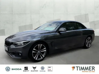 Gebraucht BMW 420 Sport Line 184 PS (135 kW) 2020 Grau Cabrio
