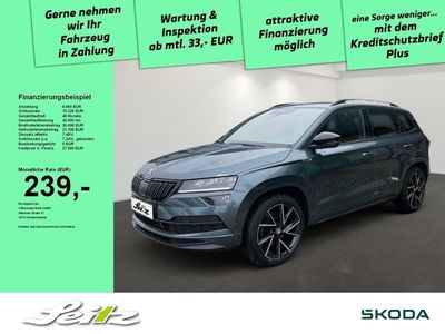 gebraucht Skoda Karoq 2.0 TSI 4x4 Sportline *LED*NAVI*KAM*