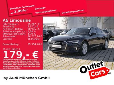Gebraucht Audi A6 Design 265 PS (194 kW) 2023 Firmamentblau metallic Limousine