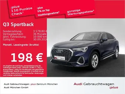 Gebraucht Audi Q3 Sportback S-Line 150 PS (110 kW) 2025 Navarrablau metallic SUV