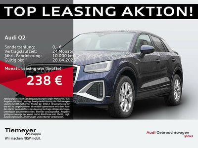 Gebraucht Audi Q2 S-Line 110 PS (80 kW) 2024 Navarrablau metallic SUV