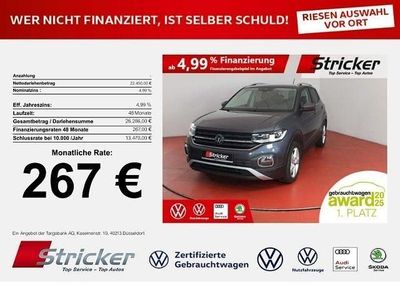 Second-hand VW T-Cross Style 150 CP (110 kW) 2023 Gri SUV
