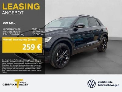 Schwarz Gebraucht 2024 VW T-Roc Style SUV | 27.110 € (Guter Preis)