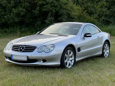 Gebraucht Mercedes SL350 245 PS (180 kW) 2003 Silber Cabrio