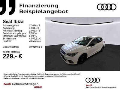 Gebraucht Seat Ibiza Black Edition 110 PS (80 kW) 2022 Weiß Kleinwagen