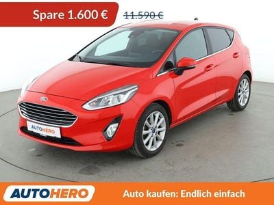 Gebraucht Ford Fiesta Titanium 125 PS (91 kW) 2018 Rot Limousine