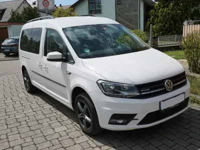Gebraucht VW Caddy 110 PS (80 kW) 2017 Weiß Van / Kleinbus