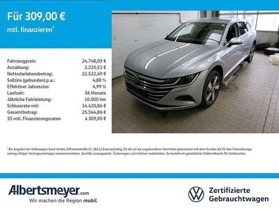 Usata VW Arteon Elegance 218 CV (160 kW) 2022 Argento Station wagon