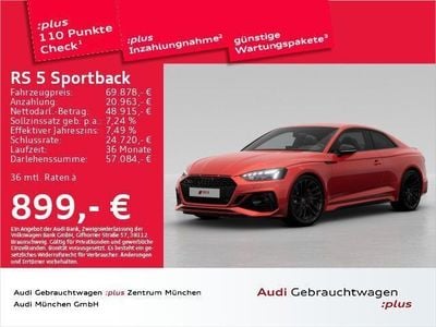 Gebraucht Audi RS5 Ambiente 450 PS (330 kW) 2024 Progressivrot metallic Coupé