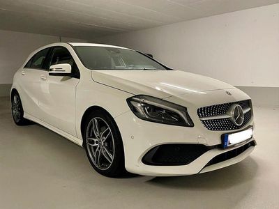 Weiß Gebraucht 2017 Mercedes A200 AMG line Limousine | 18.600 € (Fairer Preis)