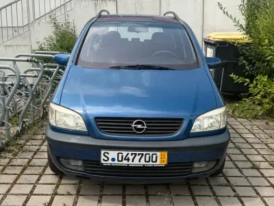 Gebraucht Opel Zafira 2002 Blau Van / Kleinbus