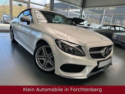 Gebraucht Mercedes C220 AMG line 170 PS (125 kW) 2017 Weiß Cabrio