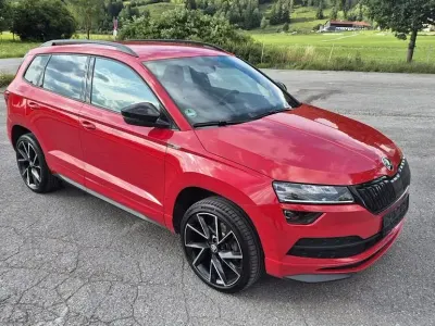 Gebraucht Skoda Karoq SportLine 150 PS (110 kW) 2021 Rot SUV