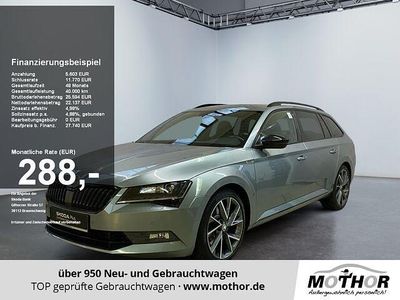 Gebraucht Skoda Superb SportLine 280 PS (205 kW) 2018 Business grau Kombi