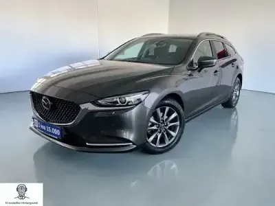 Gebraucht Mazda 6 Exclusive-Line 165 PS (121 kW) 2019 Machine grey metallic Kombi