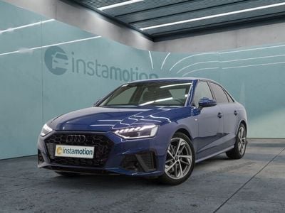 Blau Gebraucht 2024 Audi A4 S-Line Limousine | 37.340 € (Etwas zu teuer)