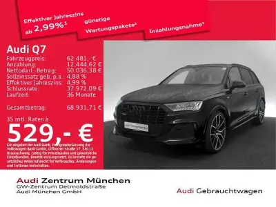 Brugt Audi Q7 S-Line 286 HK (210 kW) 2023 Sort SUV