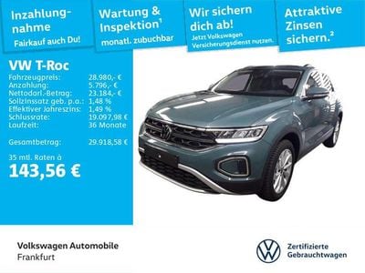 Usata VW T-Roc Life 150 CV (110 kW) 2024 Blu SUV