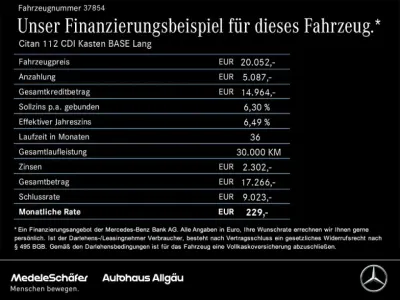 Gebraucht Mercedes Citan 112 116 PS (85 kW) 2024 Arktikweiß Van / Kleinbus