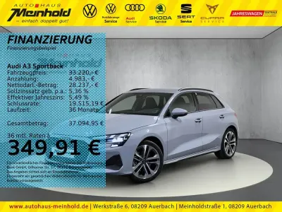 Gebraucht Audi A3 Sport 150 PS (110 kW) 2024 Pfeilgrau perleffekt Limousine