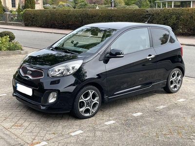 Brugt Kia Picanto 86 HK (63 kW) 2014 Sort Hatchback