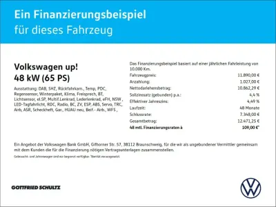 Brugt VW up! Move 65 HK (47 kW) 2022 Hvid Hatchback