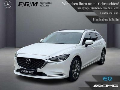 Gebraucht Mazda 6 Sports-Line 194 PS (142 kW) 2020 Snowflake white pearl Kombi