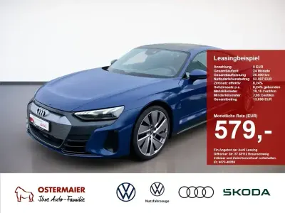 Gebraucht Audi e-tron GT quattro Sport 350 kW (476 PS) 2022 Ascariblau metallic Limousine
