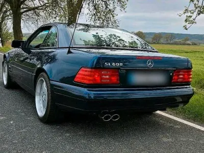 Gebraucht Mercedes SL600 AMG 394 PS (289 kW) 1995 Blau Cabrio