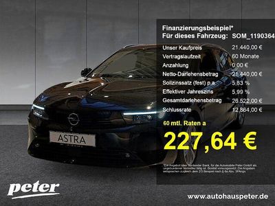 Gebraucht Opel Astra Elegance 131 PS (96 kW) 2023 Schwarz Kombi