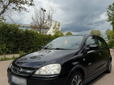 Gebraucht Opel Corsa 2003 Schwarz Kleinwagen