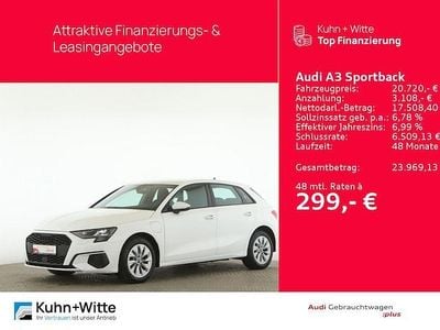 Gebraucht Audi A3 Sportback e-tron Advanced 204 PS (150 kW) 2022 Ibisweiß Kleinwagen