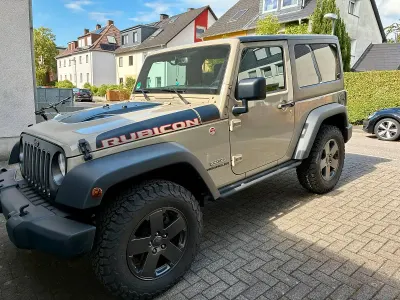 Gebraucht Jeep Wrangler Rubicon 284 PS (208 kW) 2018 Beige SUV