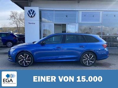 Second-hand Skoda Octavia Style 204 CP (150 kW) 2022 Albastru Break