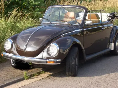 Używany VW Käfer 50 KM (36 kW) 1979 Brązowy Kabriolet