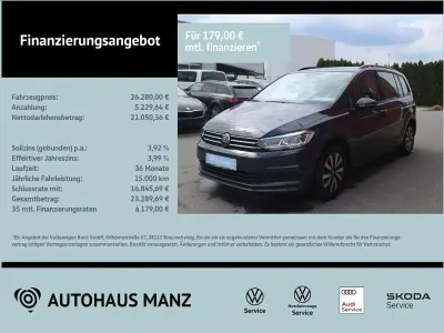 Gebraucht VW Touran Comfortline 150 PS (110 kW) 2023 Grau Van / Kleinbus