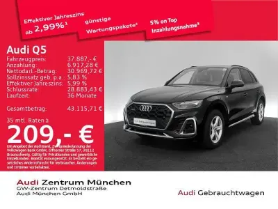 Gebraucht Audi Q5 Business 204 PS (150 kW) 2024 Mythosschwarz metallic SUV