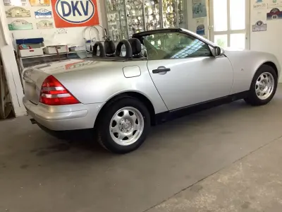 Gebraucht Mercedes SLK200 136 PS (100 kW) 1999 Silber Cabrio