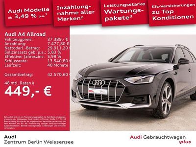 Brillantschwarz Gebraucht 2023 Audi A4 Allroad Ambiente Kombi | 37.389 € (Fairer Preis)